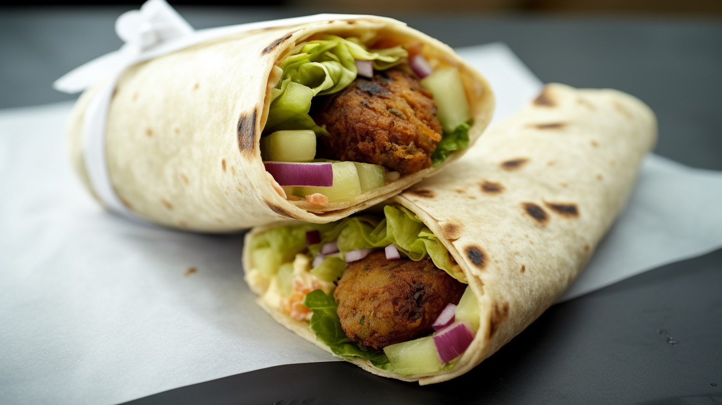 Salt and Sultan Falafel Wrap